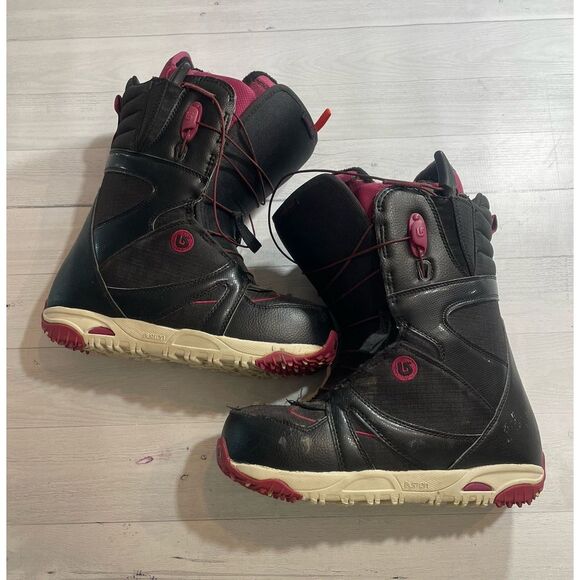Burton women's emerald black snowboarding boots‎ size 7 - Picture 1 of 12